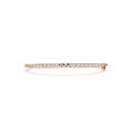 Elegant Diamond Tennis Bangle Bracelet in Rose Gold