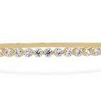 Elegant Diamond Tennis Bangle Bracelet in Rose Gold