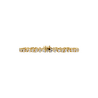 Marquise, Oval, Pear & Emerald Diamond Tennis Bracelet in 14K/18K Gold