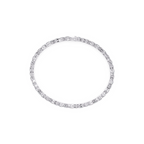 Marquise, Oval, Pear & Emerald Diamond Tennis Bracelet in 14K/18K Gold
