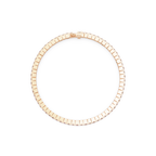 Princess Cut Diamond Tennis Bracelet in Gold & White Gold