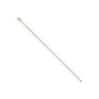 Princess Cut Diamond Tennis Bracelet in Gold & White Gold