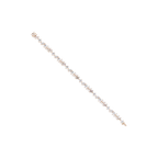 Floral Symphony Diamond Tennis Bracelet
