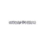 Floral Symphony Diamond Tennis Bracelet