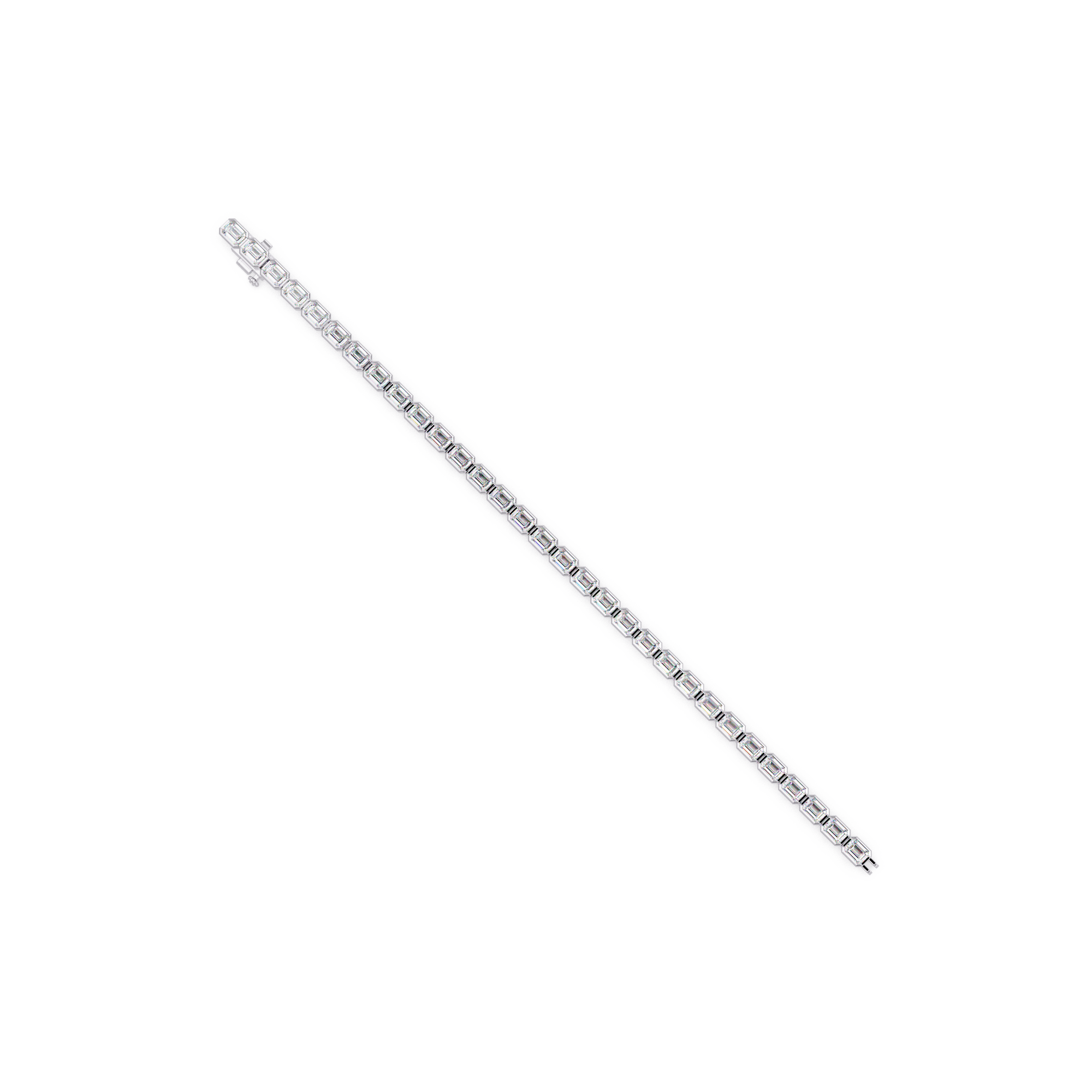 Emerald Cut Diamond Tennis Bracelet – 9.39 CT