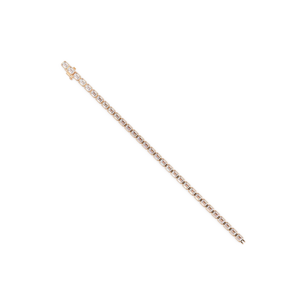 Emerald Cut Diamond Tennis Bracelet – 9.39 CT
