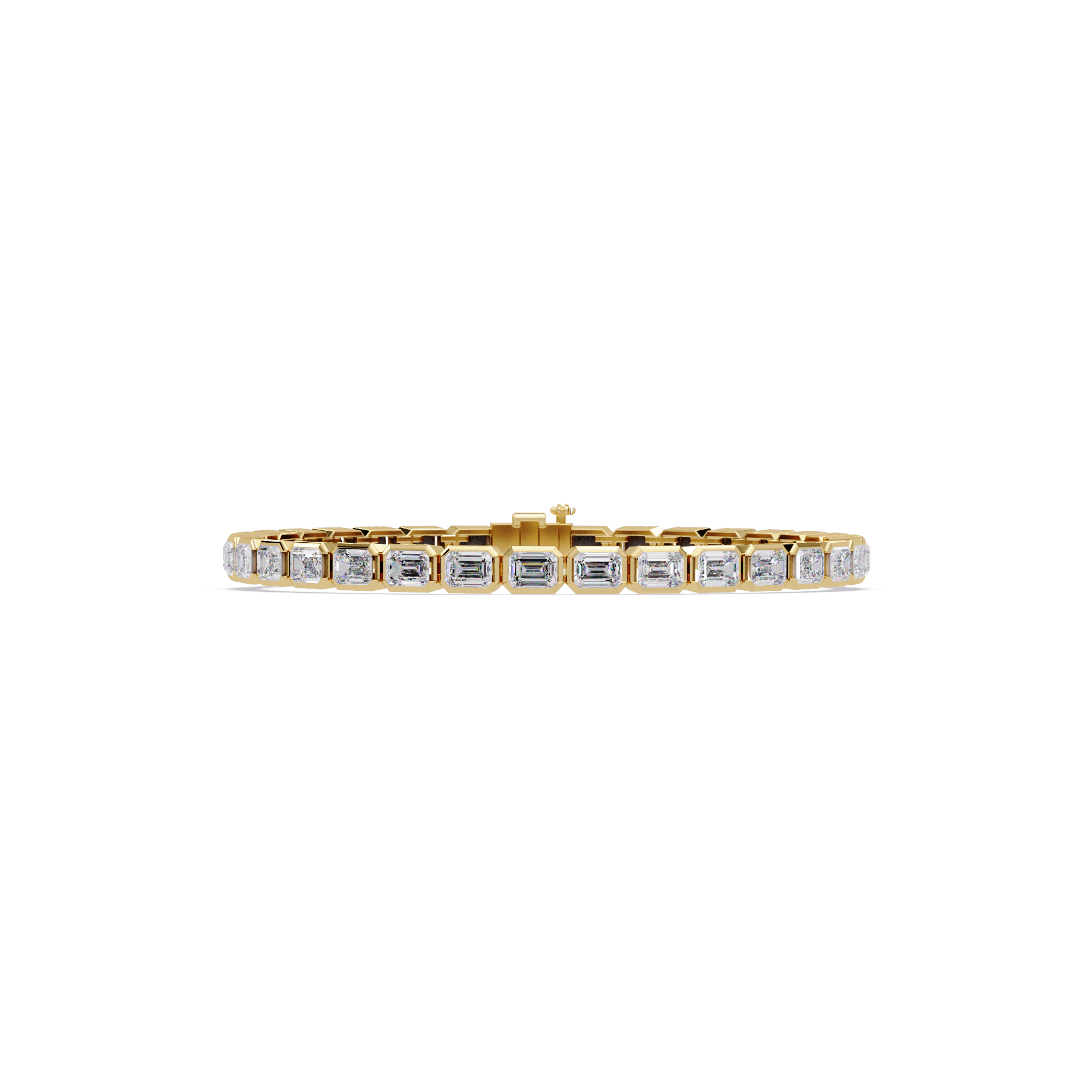 Emerald Cut Diamond Tennis Bracelet – 9.39 CT