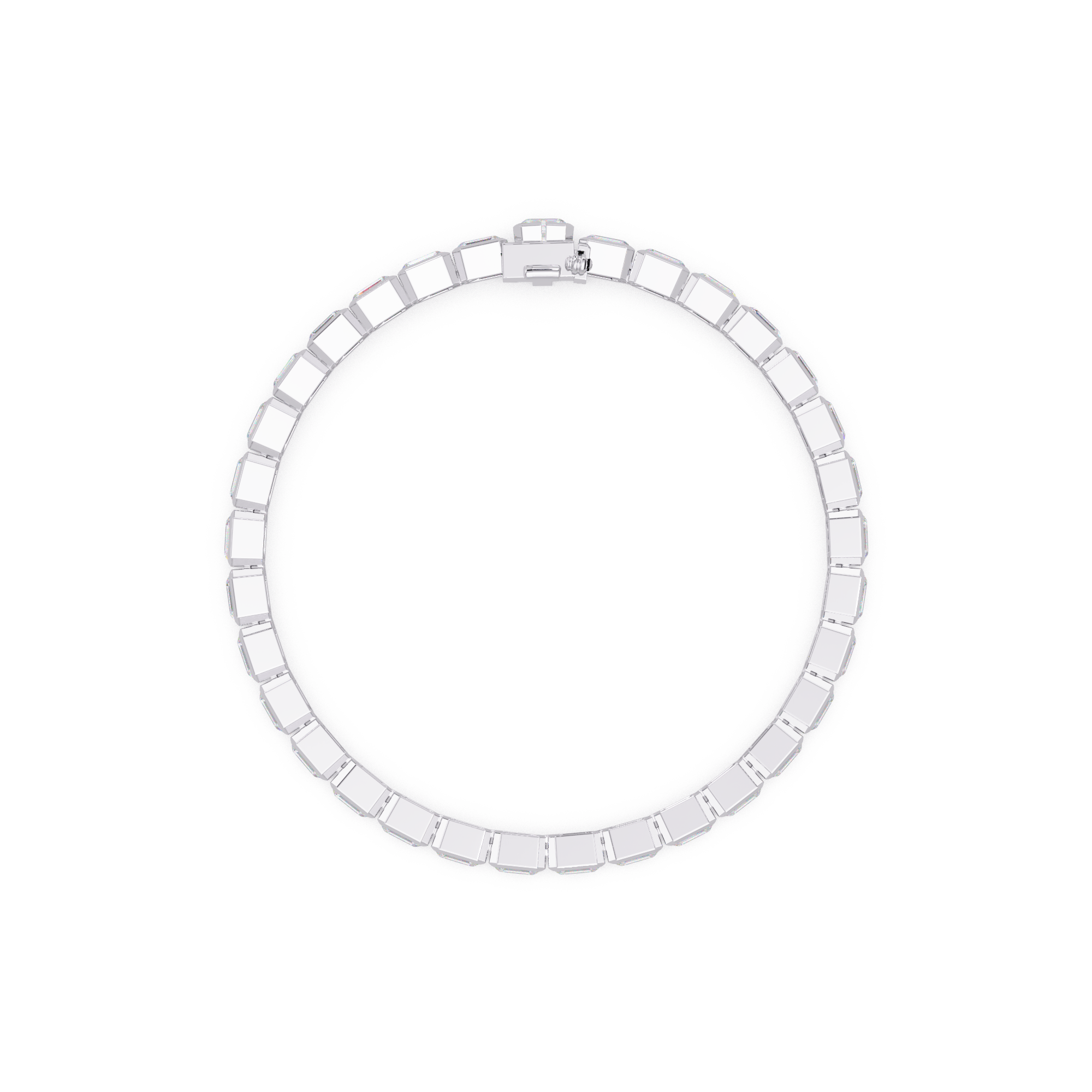 Emerald Cut Diamond Tennis Bracelet – 9.39 CT