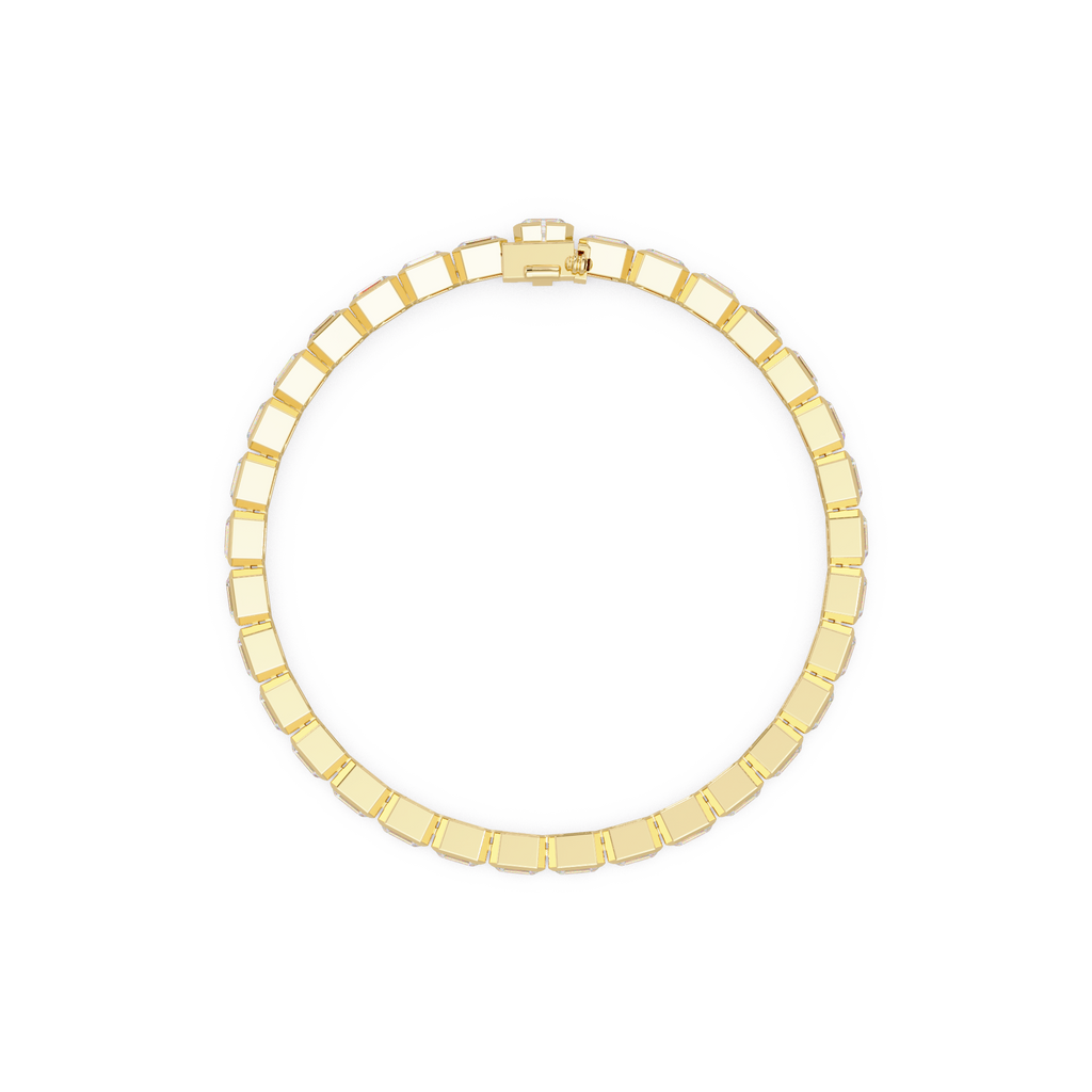 Emerald Cut Diamond Tennis Bracelet – 9.39 CT