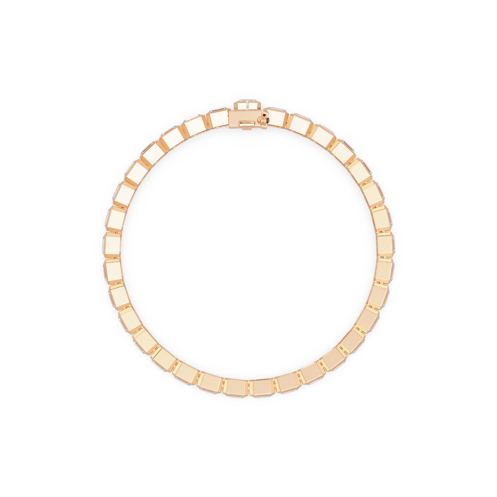 Emerald Cut Diamond Tennis Bracelet – 9.39 CT
