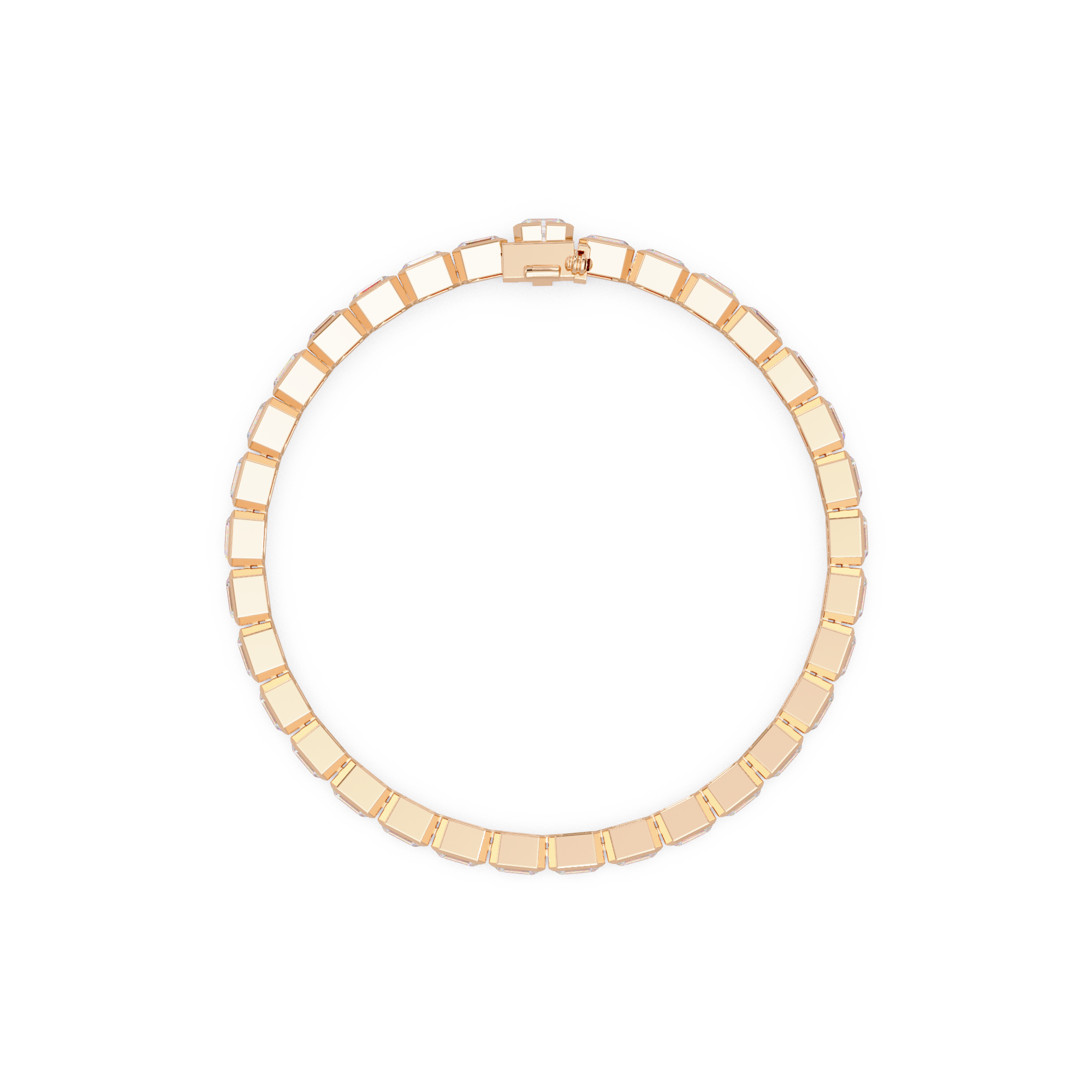 Emerald Cut Diamond Tennis Bracelet – 9.39 CT