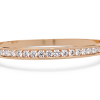 3.38 CT Round Diamond Channel Set Oval Bracelet