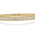 3.38 CT Round Diamond Channel Set Oval Bracelet