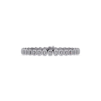 Marquise Halo Diamond Tennis Bracelet