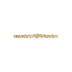 Mixed Shape Diamond Tennis Bracelet in 14K & 18K Gold
