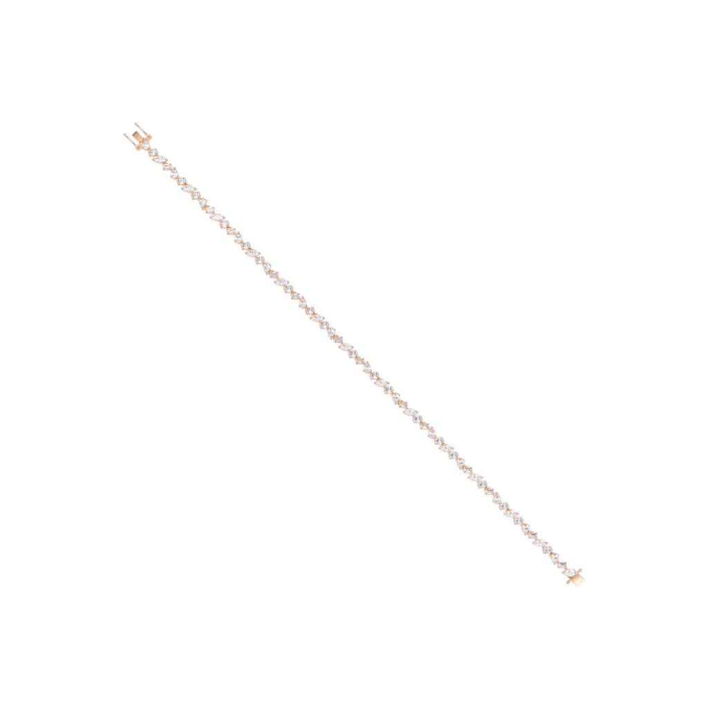 Multi Shape Lab Grown Diamond Tennis Bracelet – 5.19 CT