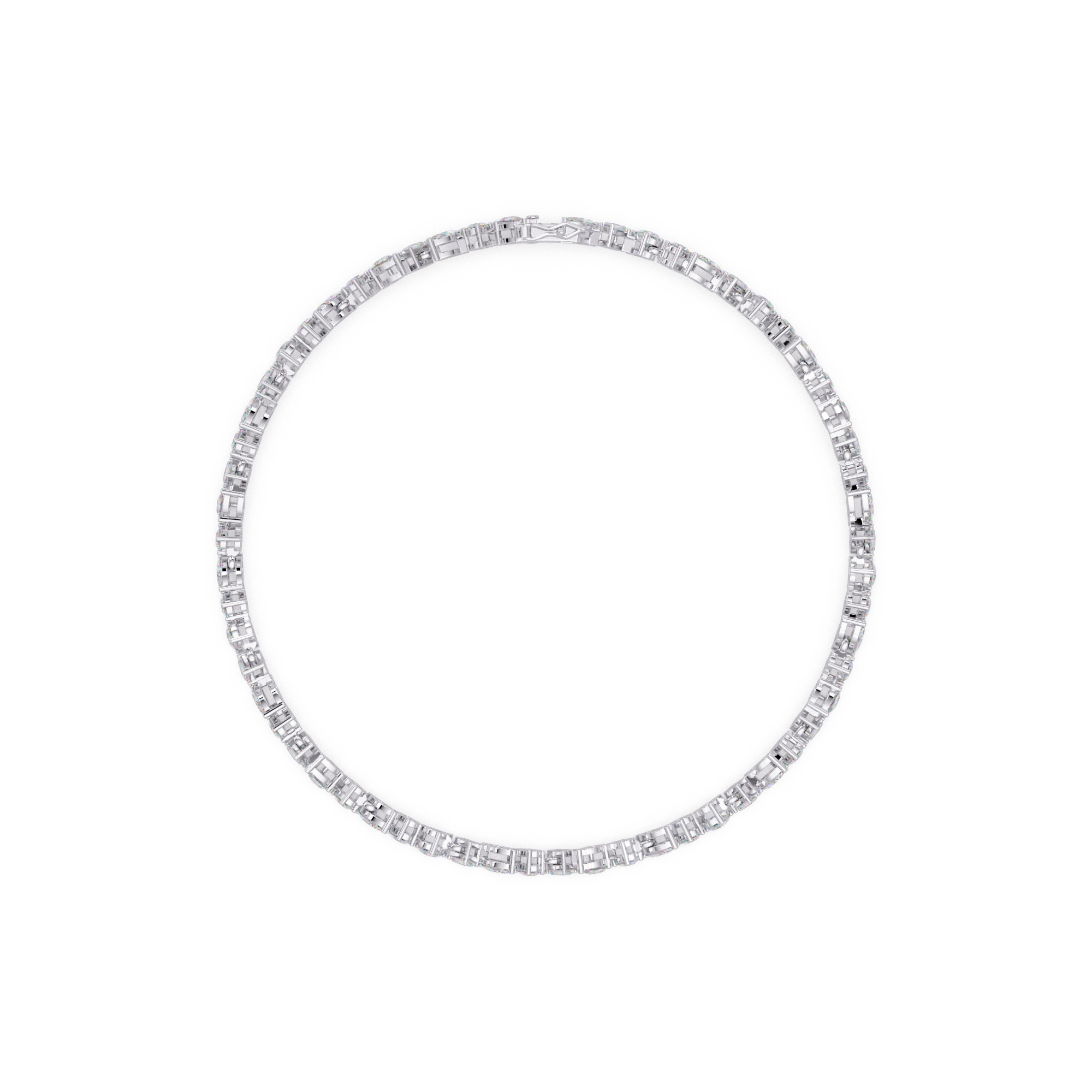 Multi Shape Lab Grown Diamond Tennis Bracelet – 5.19 CT