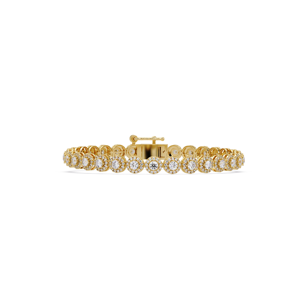 Premium Round Diamond Bracelet for Women