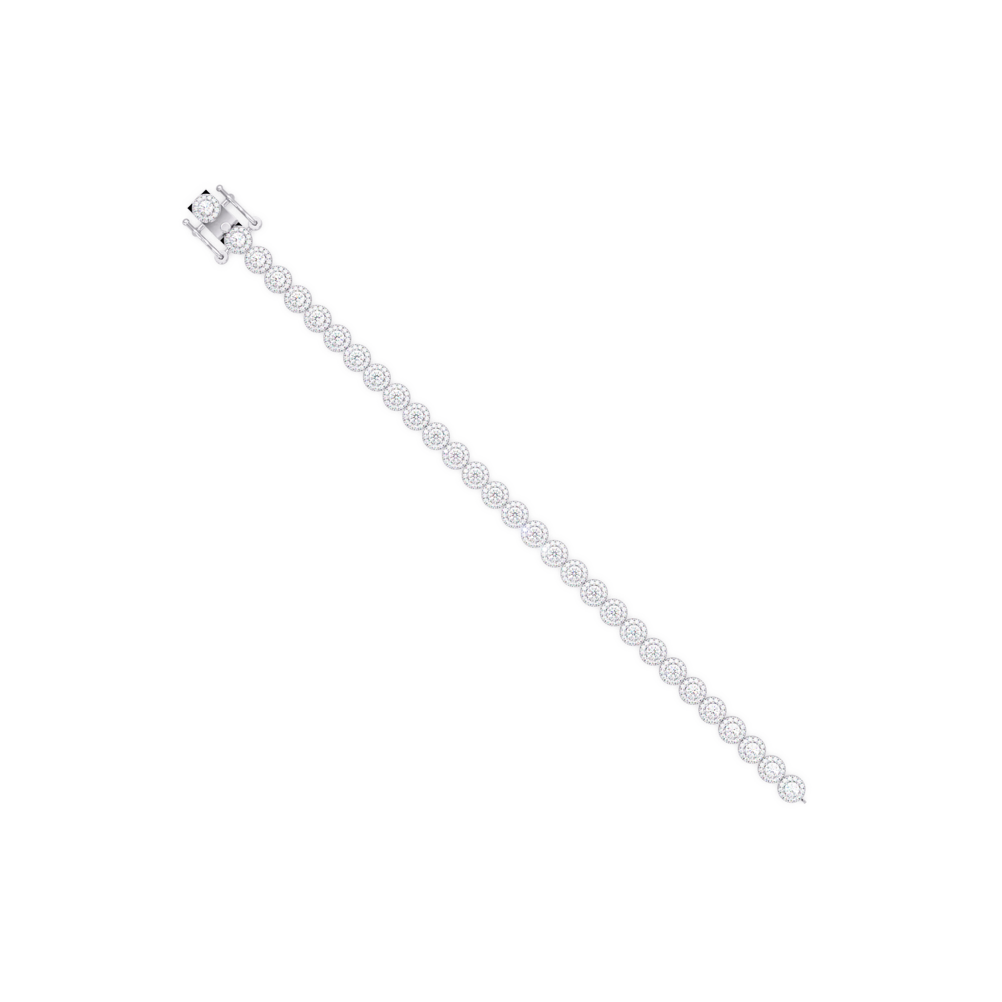 Premium Round Diamond Bracelet for Women