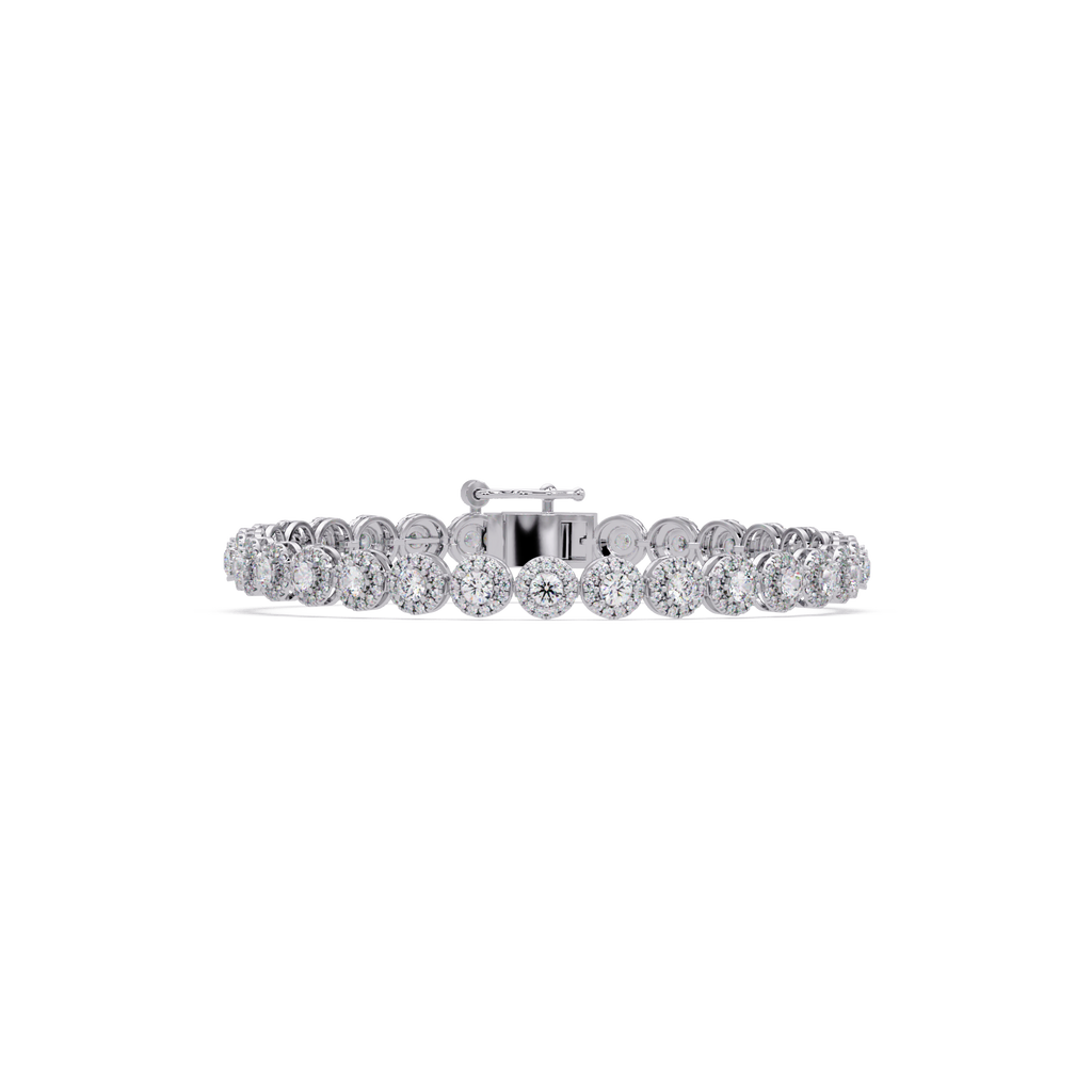 Premium Round Diamond Bracelet for Women