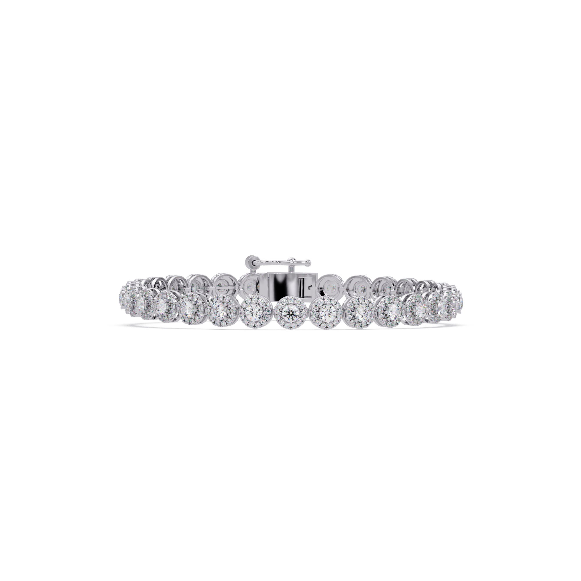 Premium Round Diamond Bracelet for Women
