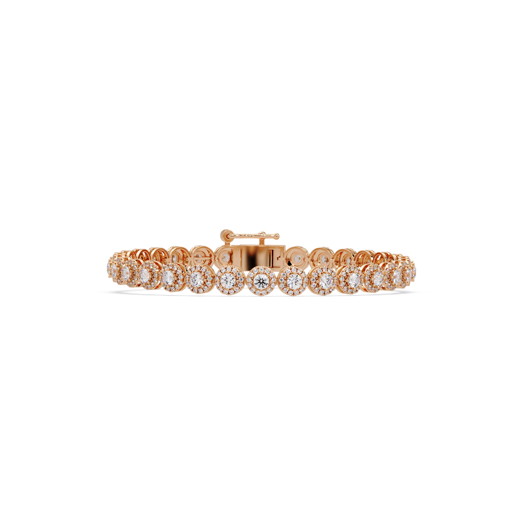 Premium Round Diamond Bracelet for Women