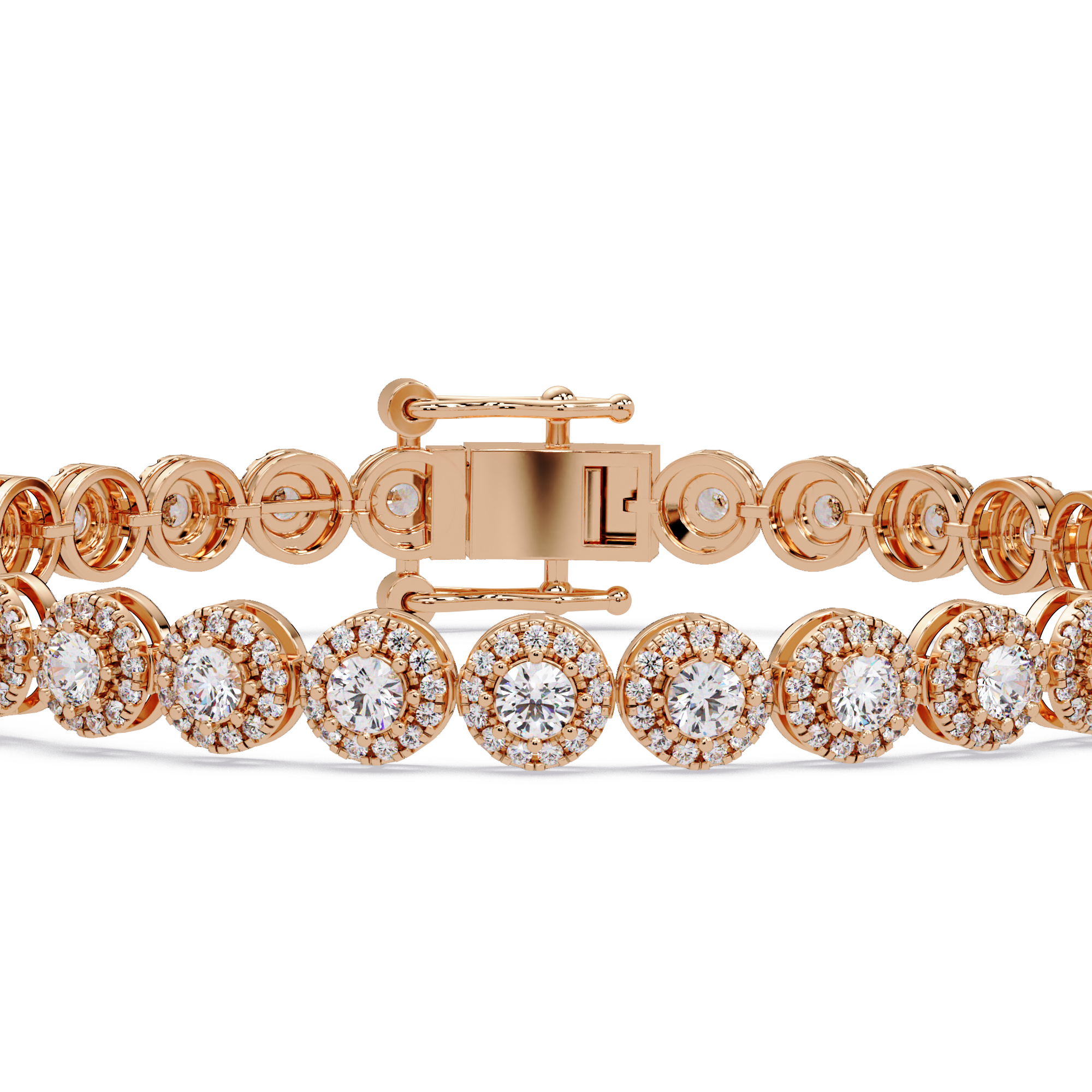 Premium Round Diamond Bracelet for Women
