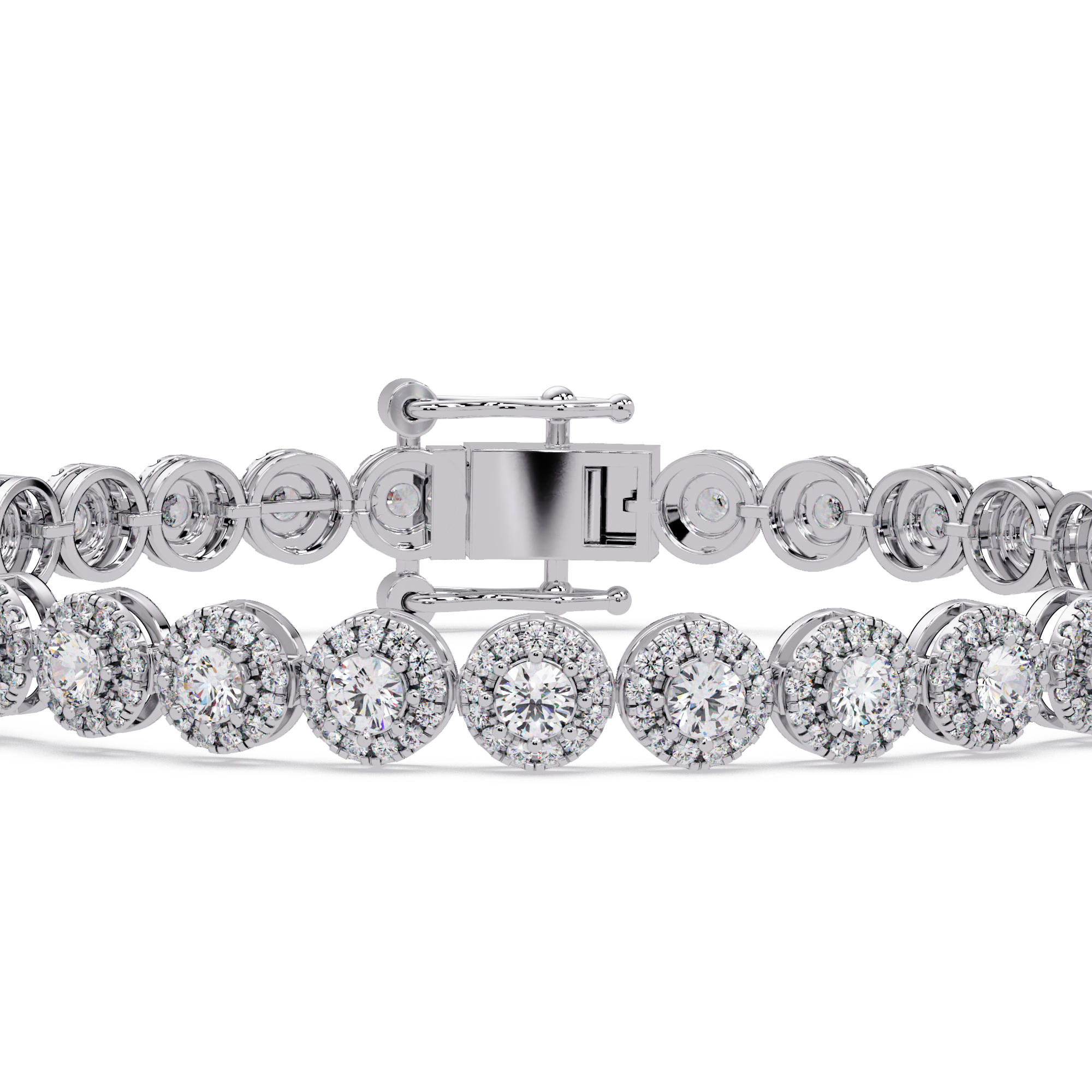 Premium Round Diamond Bracelet for Women