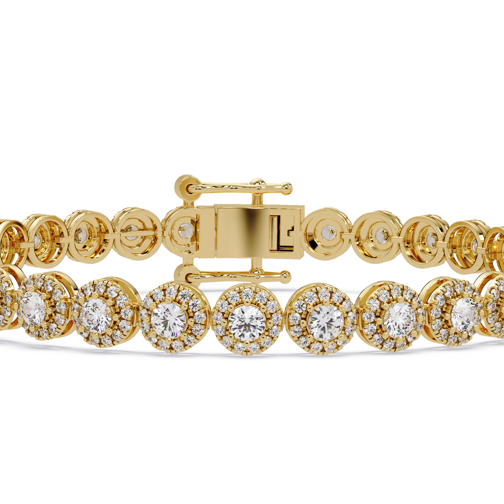 Premium Round Diamond Bracelet for Women
