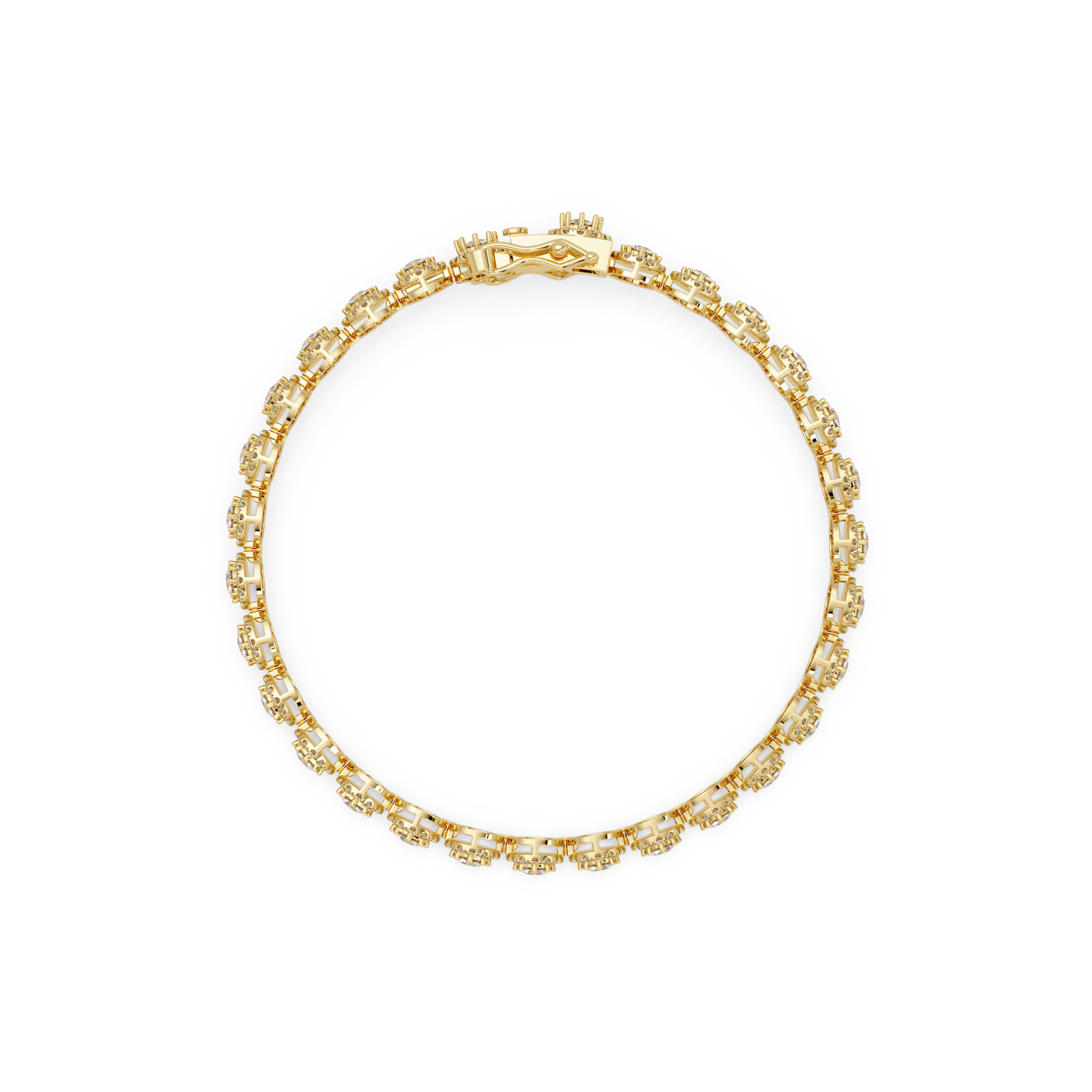 Premium Round Diamond Bracelet for Women