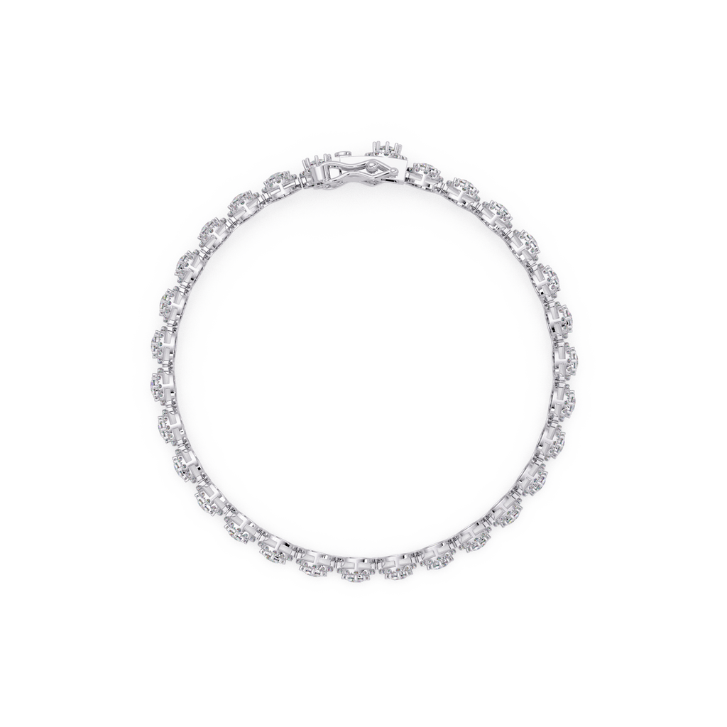 Premium Round Diamond Bracelet for Women