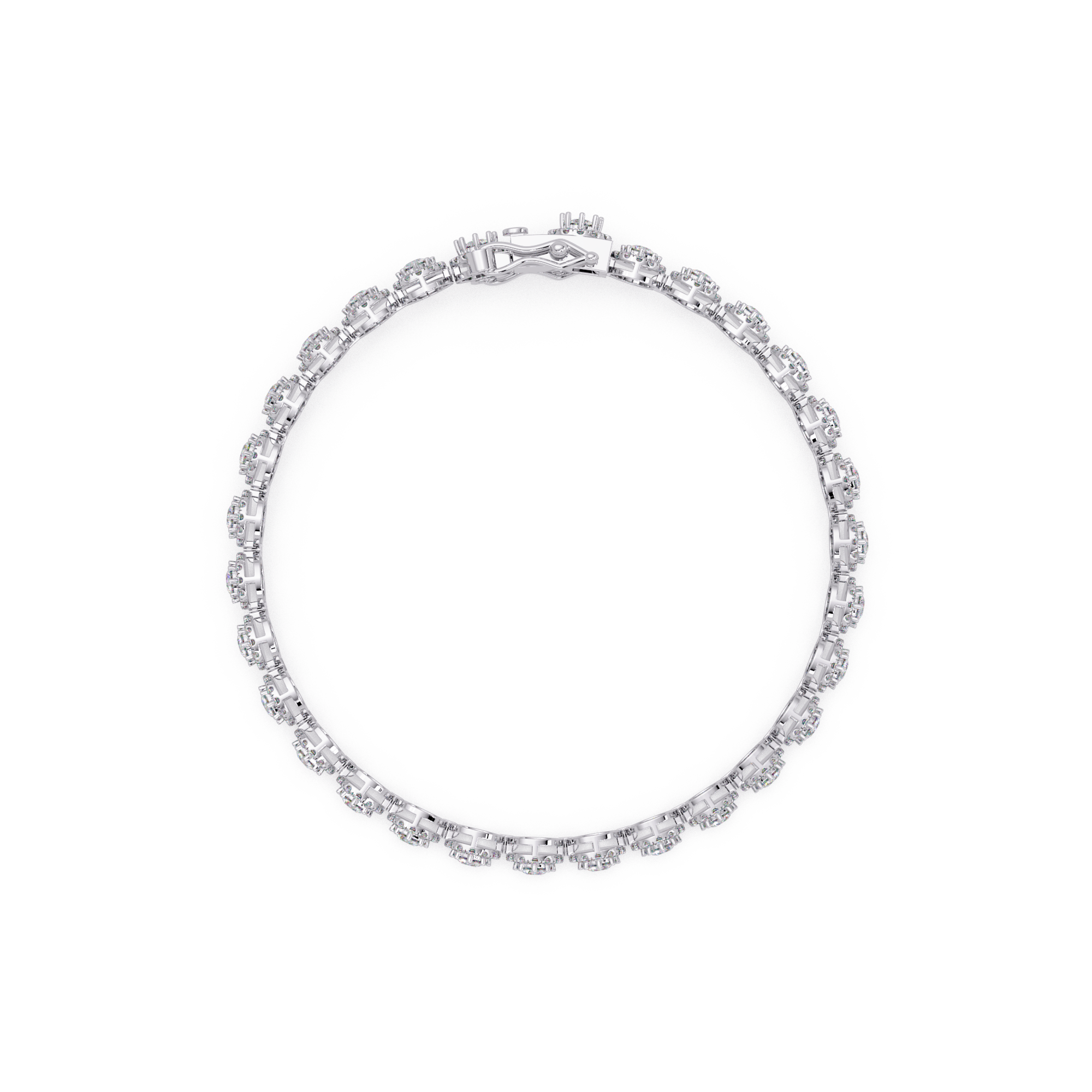 Premium Round Diamond Bracelet for Women