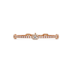 Round Brilliant Diamond Halo Tennis Bracelet