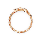 Emerald Cut & Round Diamond Tennis Bracelet for Women