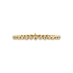 Bezel Set Round Diamond Tennis Bracelet