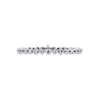 Bezel Set Round Diamond Tennis Bracelet