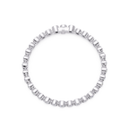 Bezel Set Round Diamond Tennis Bracelet