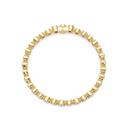 Bezel Set Round Diamond Tennis Bracelet