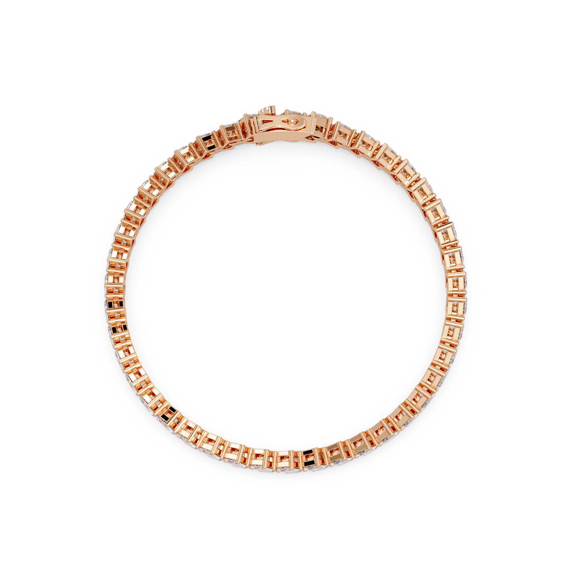 Luxury Emerald Cut Tennis Bracelet