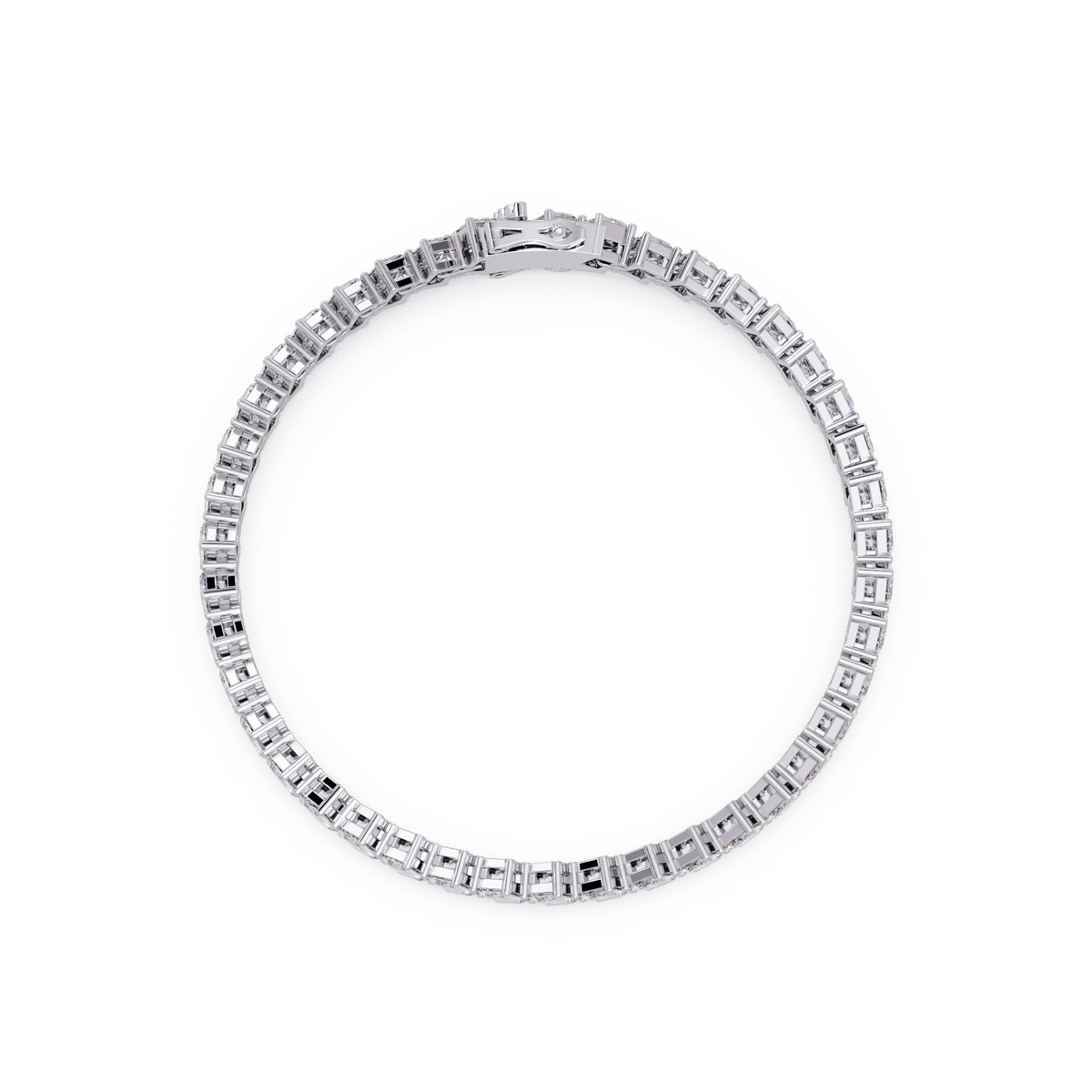 Luxury Emerald Cut Tennis Bracelet