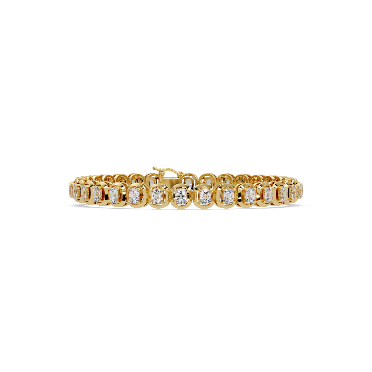 Luxury Cushion Cut Diamond Tennis Bracelet