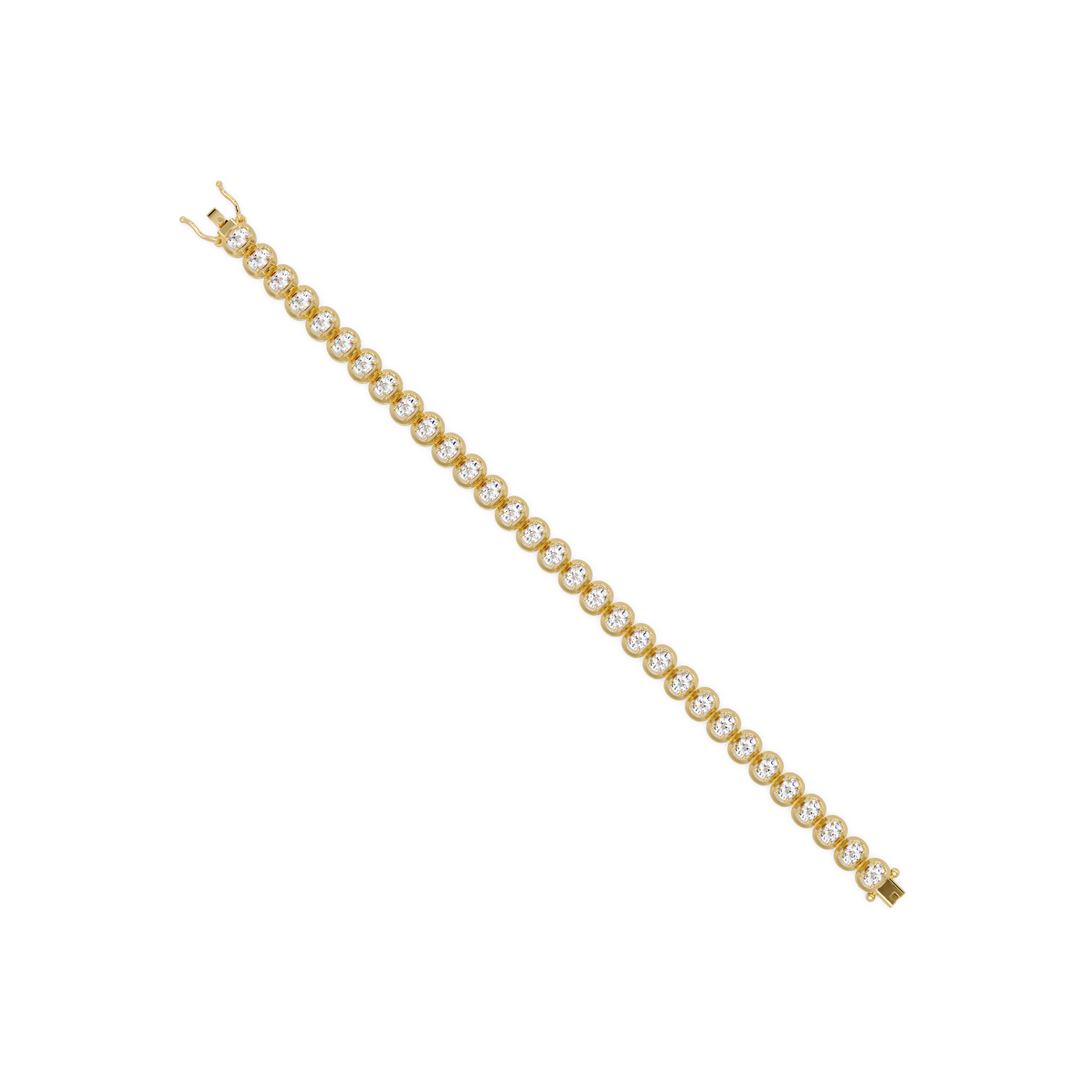 Luxury Cushion Cut Diamond Tennis Bracelet