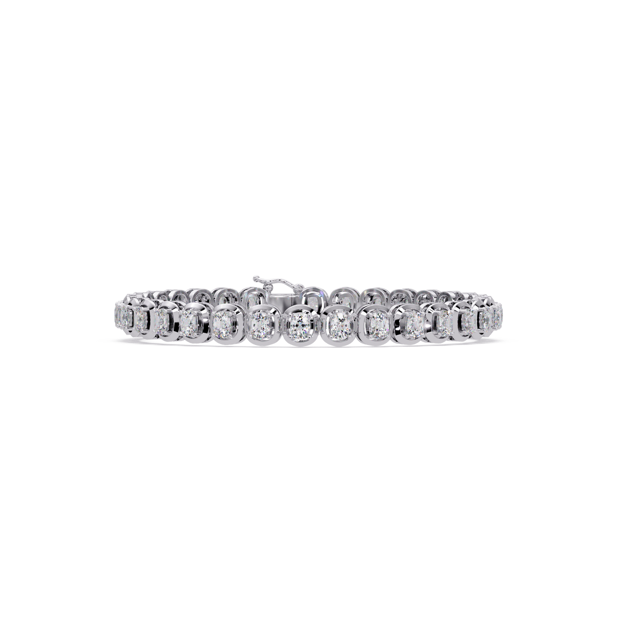 Luxury Cushion Cut Diamond Tennis Bracelet