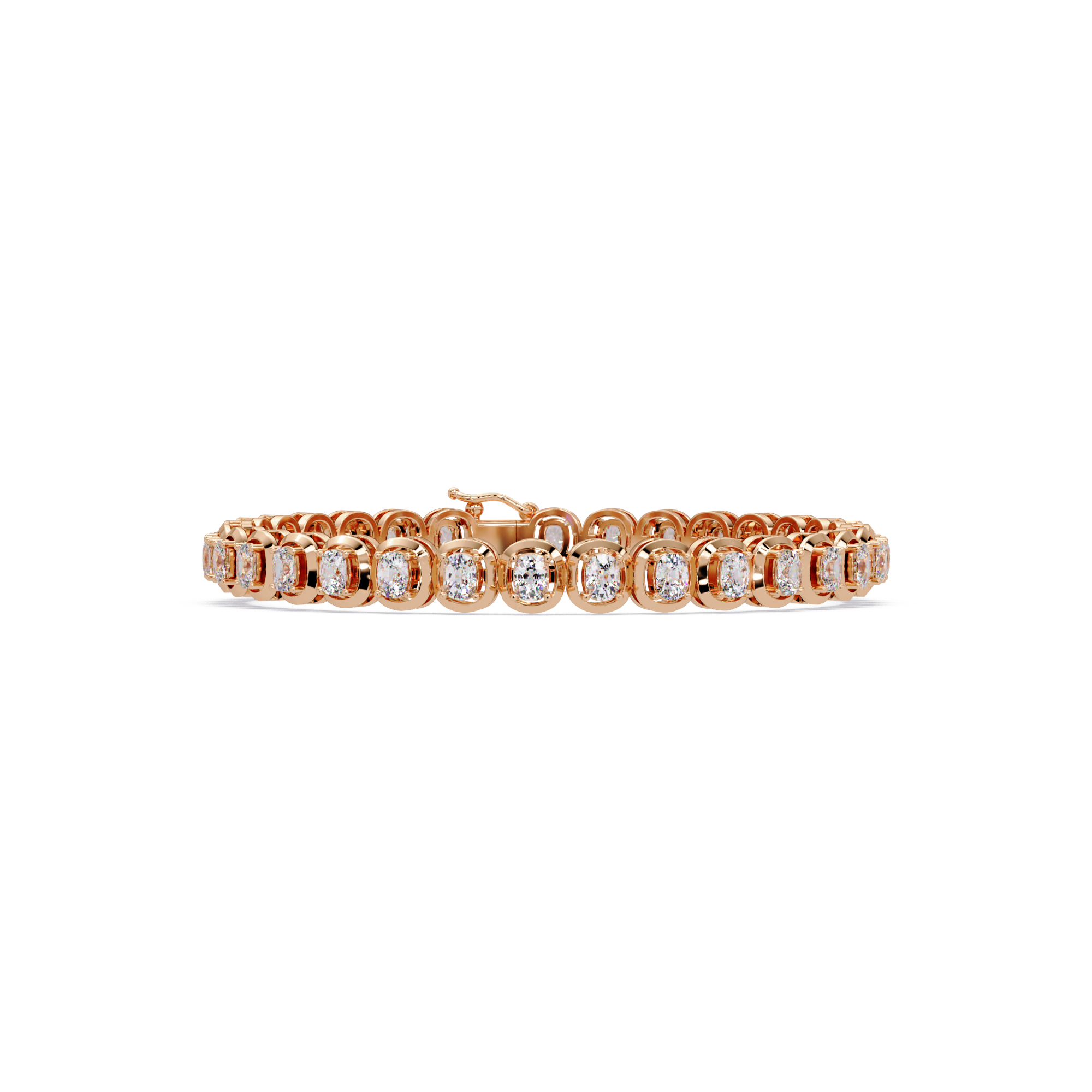 Luxury Cushion Cut Diamond Tennis Bracelet