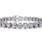 Luxury Cushion Cut Diamond Tennis Bracelet