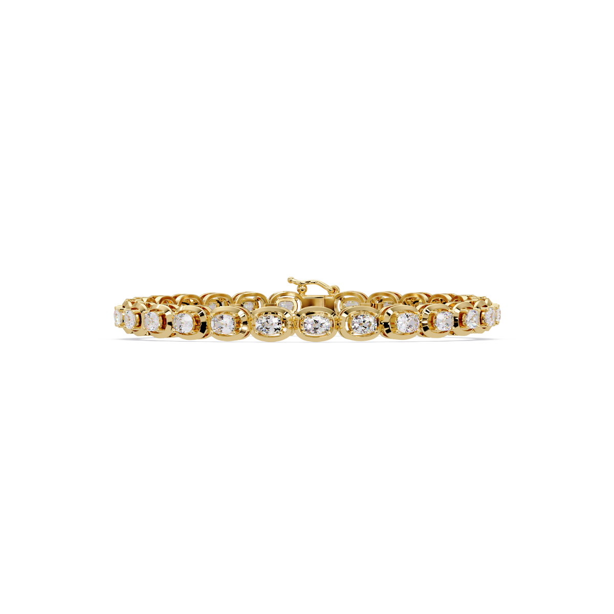 Luxury Oval Cut Diamond Tennis Bracelet