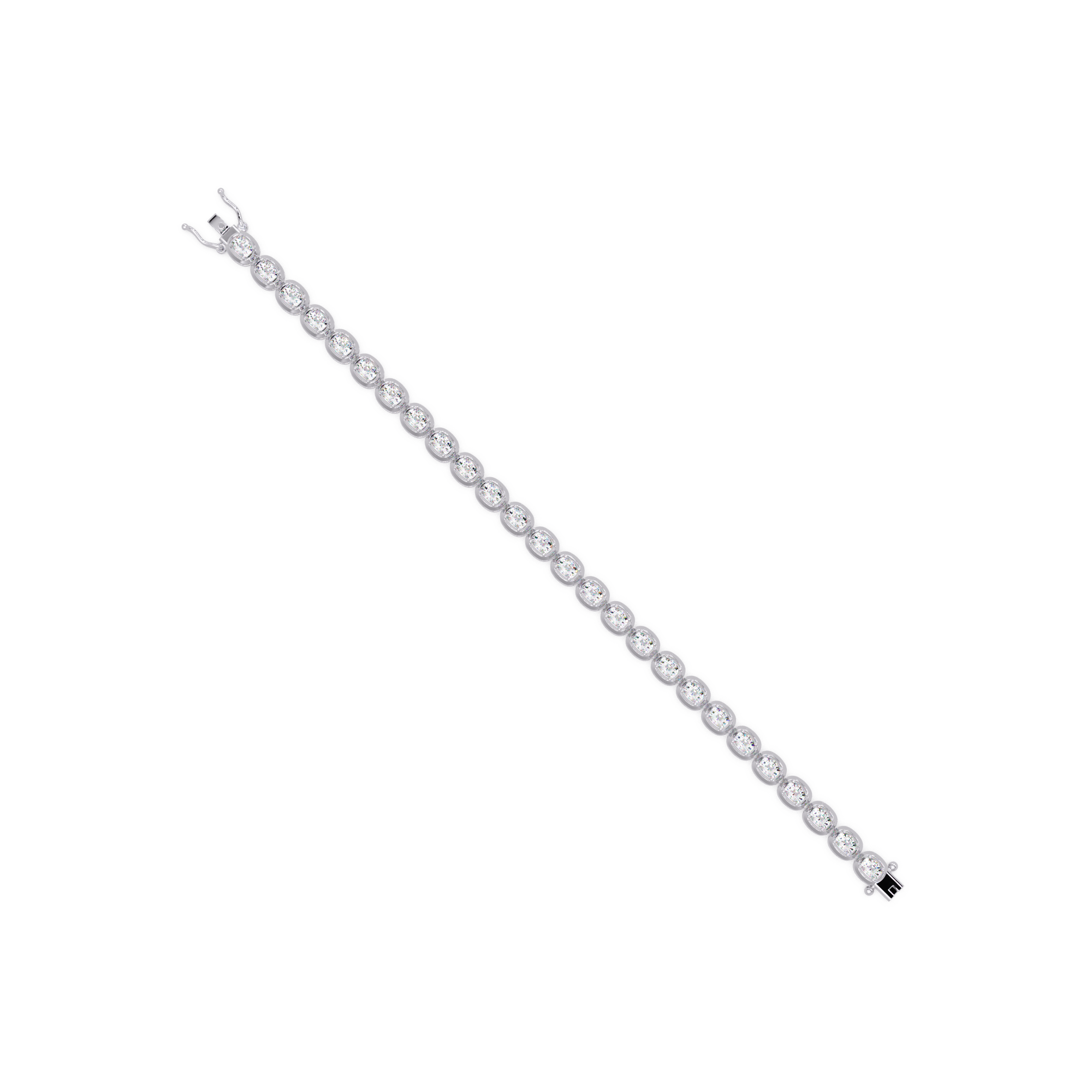 Luxury Oval Cut Diamond Tennis Bracelet