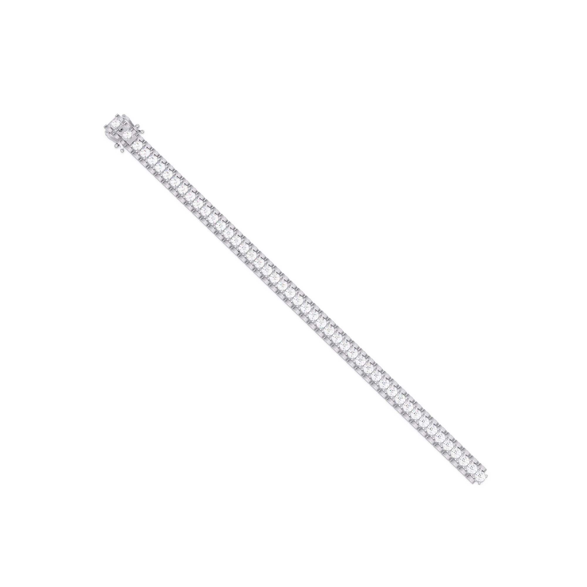 Classic Round Diamond Tennis Bracelet
