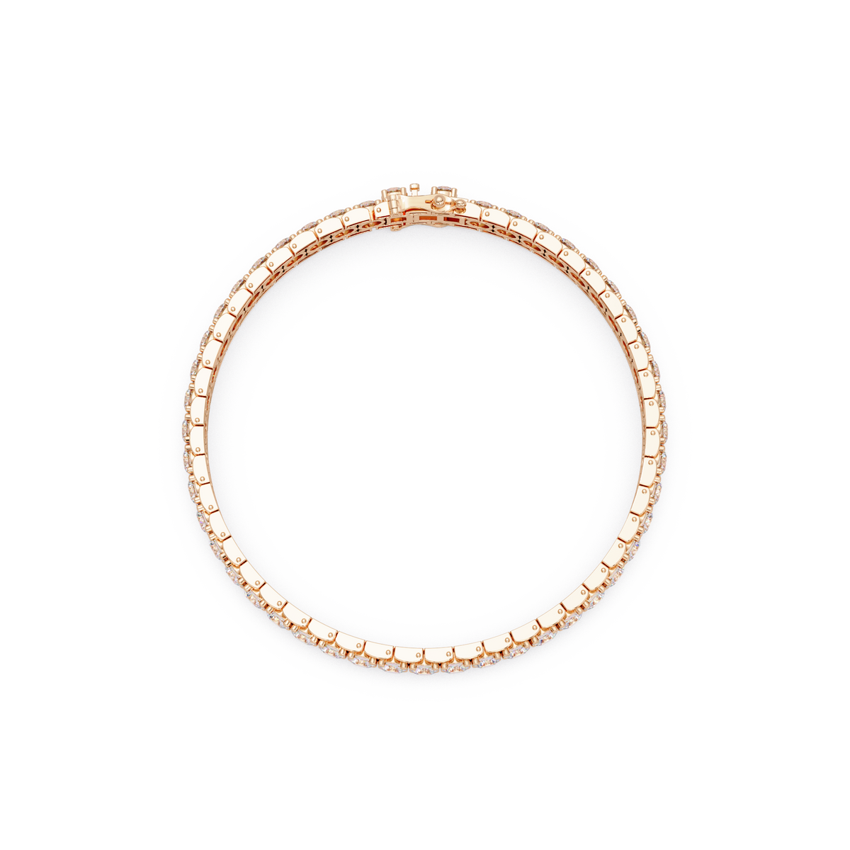 Classic Round Diamond Tennis Bracelet
