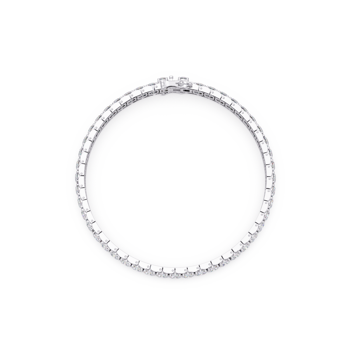 Classic Round Diamond Tennis Bracelet